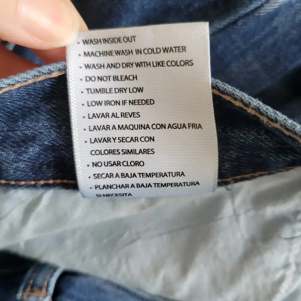 KanCan Dixon Ultra High Rise 90's Boyfriend Jeans Ripped Distressed Women 7/27